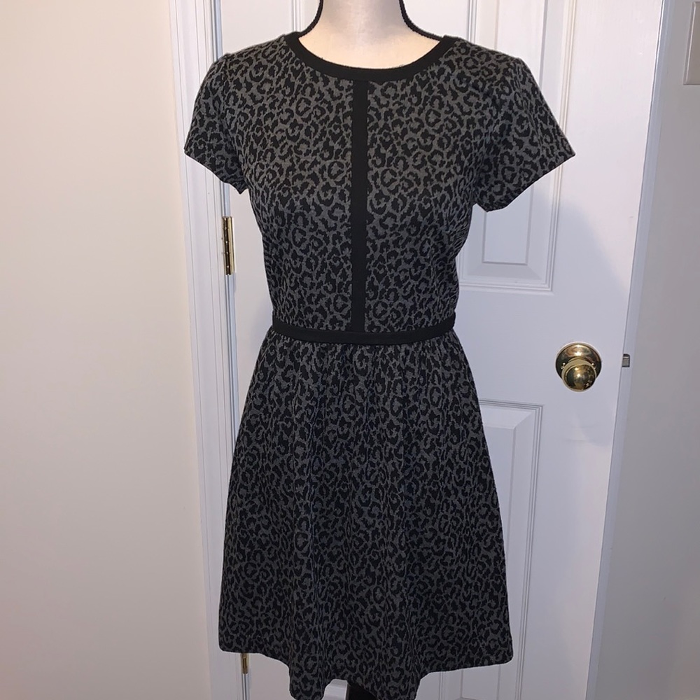 Like new animal print dress by LOFT